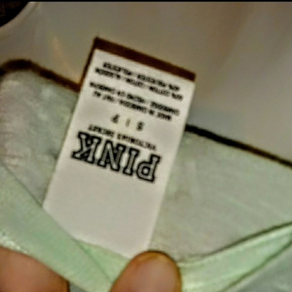 PINK by V.S. Top Size S Sequin Graphic Long Sleeve - Picture 11 of 12